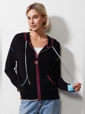 ZAKET & PLOVER HANDCRAFT HOODIE Cotton Cashmere blend